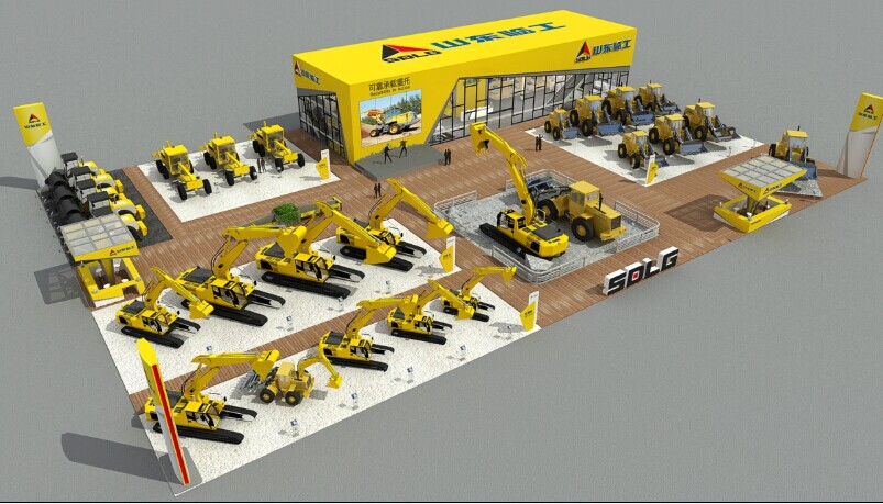 SDLG stage 25 complete product line-up and new prototype at bauma 2014