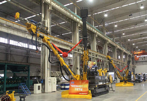 First XCMG TWZ260 Subsurface Excavation Bogie off Assembly Line 