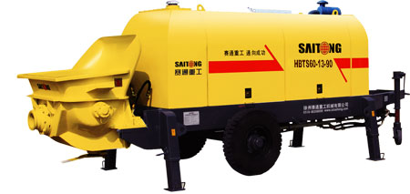SAITONG HBTS60-13-90 Concrete trailer pump