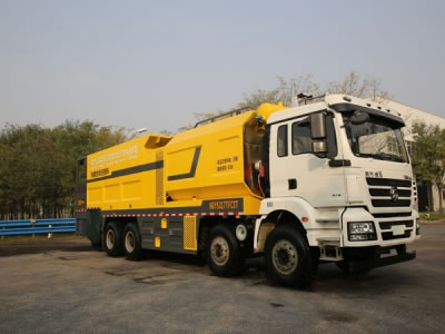 Gaoyuan Chip Spreader Truck Fibered Asphalt Distributor, Chip Sealer