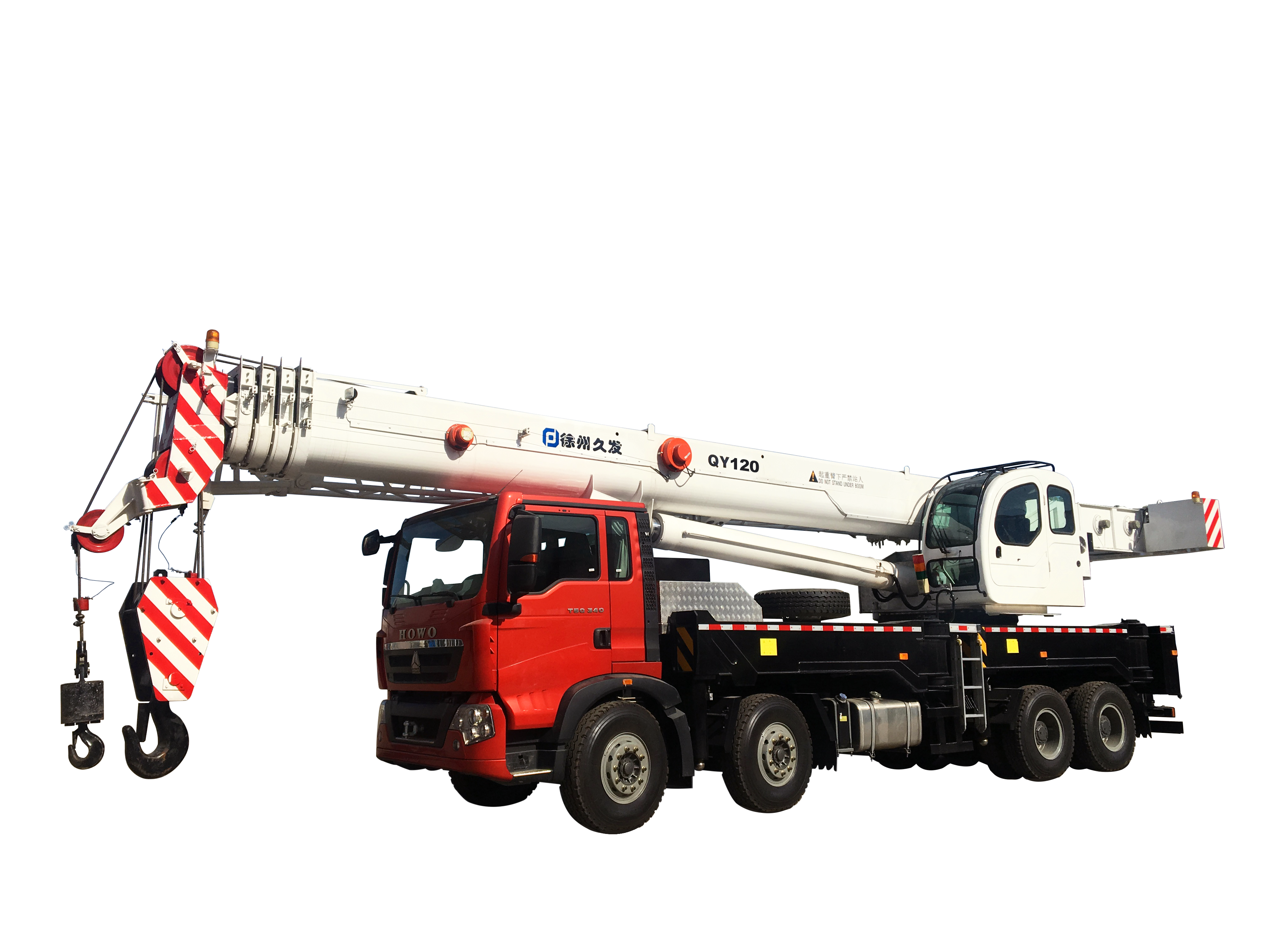 XJCM QY120 Full hydraulic truck crane
