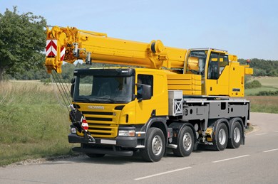 Liebherr LTF 1045-4.1 LTF telescopic truck-mounted cranes