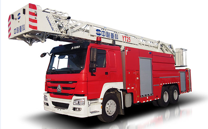 Zoomlion 5320YT25 Aerial Ladder Fire Fighting Vehicle