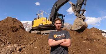 Meet the 14-Year-Old Business Owner, Excavator Operator Committed to Building Tomorrow