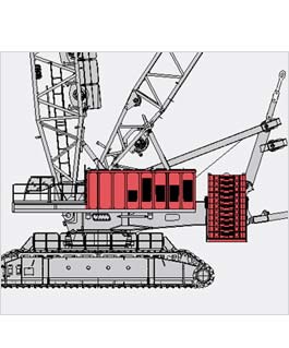 QUY1250 Hydraulic Crawler Crane