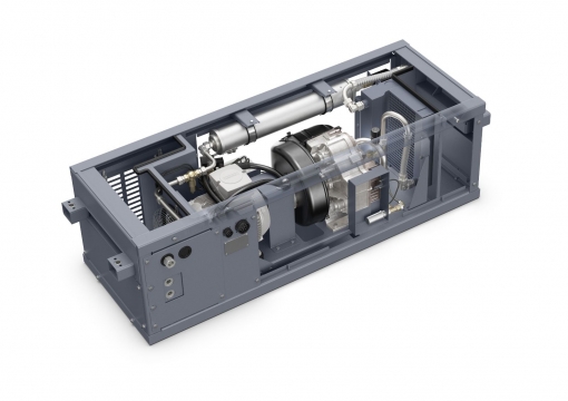 Atlas Copco SFR oil-free scroll compressor for railway applications Oil-free air and nitrogen boosters
