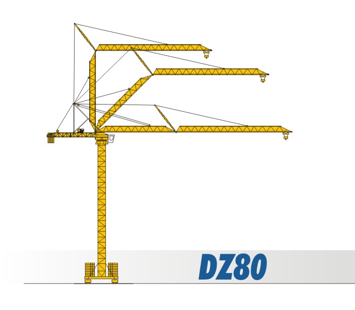 Sichuan Construction Machinary DZ80 Tower Crane