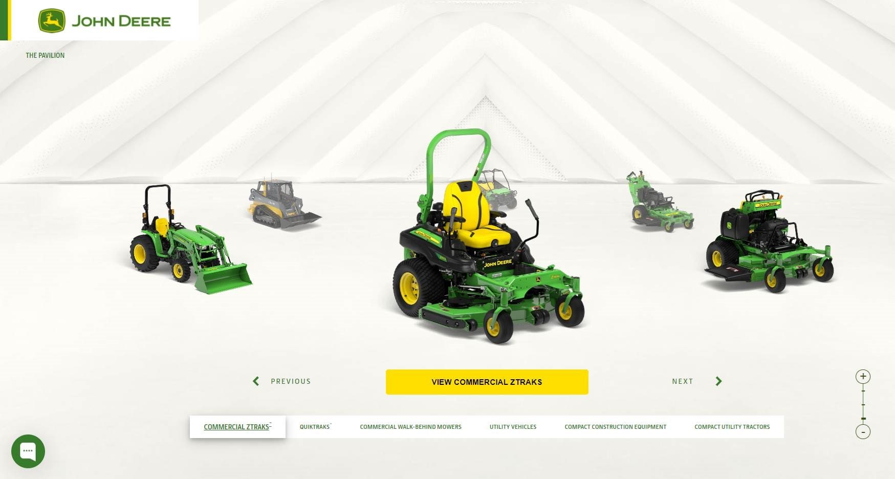 John Deere Virtual Pavilion for Professional Landscape Con<a href='http://product.global-ce.com/tractor/ 'target='_blank' style='color:blue;'>Tractor</a>s