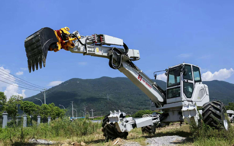 HSWE10T Walking Excavator Hishan Crane Machinery