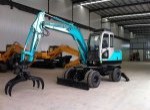 JINGONG JGM9085L Wheeled Excavator (With Grapple)