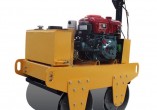 YIXUN Small Gasoline Compactor Road Machinery Mini Tandem Drum Single Road Roller With Vibratory Smooth
