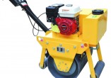 YIXUN China hand push small single steel wheel double steel roller compactor0.6T