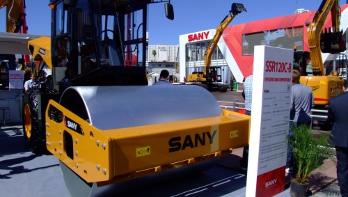 Sany enters compaction market with introduction of SSR120C-8 roller 