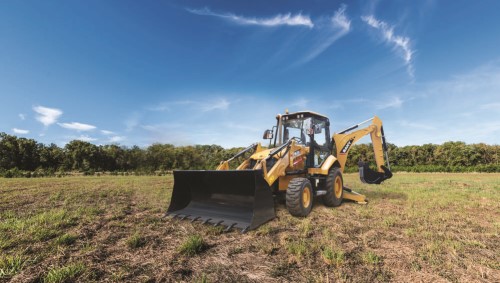 SANY's new backhoe loader at ConExpo-Con/AGG 2017