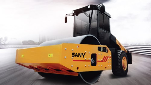 SANY intros 20-ton, 22-ton hydraulic single-drum rollers: only 3 seconds to start oscillation 