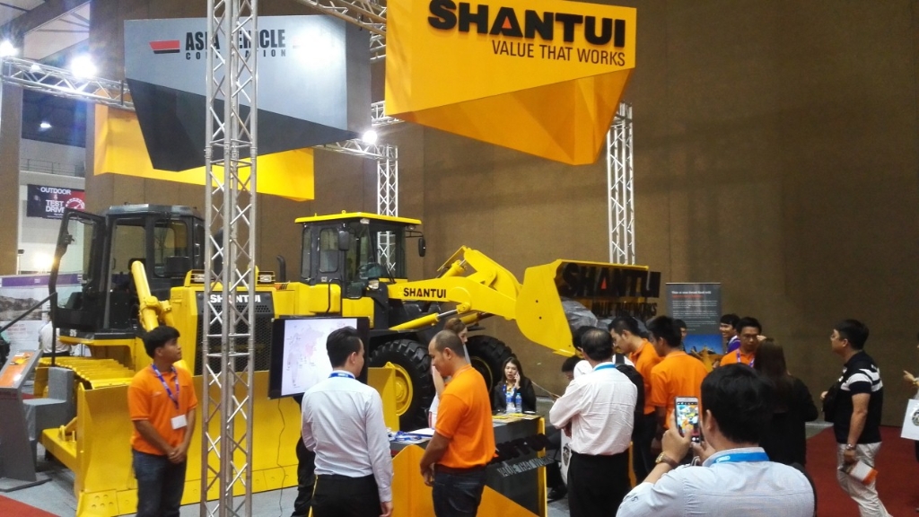 Shantui Product Shown up in Thainland INTERMAT ASEAN 2017