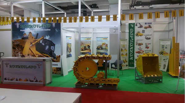 Shantui Products Exhibit at 2016 Serbia International Construction Machinery Exhibition