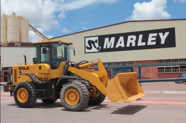 SDLG wheel loader is top choice for South African tile manufacturer