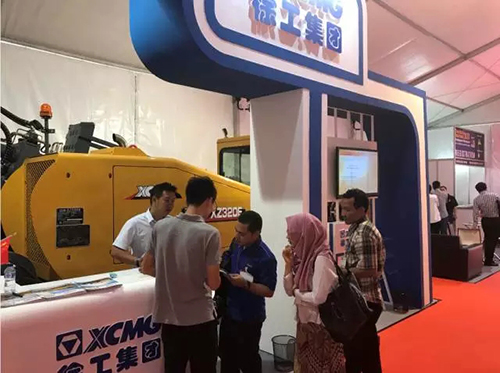 XCMG XZ320E Horizontal Directional Drills Shine at Trenchless Indonesia 2017