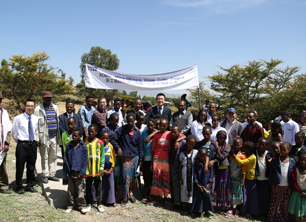 Our love and support for Africa go beyond borders. The 1st water cellar is officially constructed as part of XCMG’s public welfare initiative 