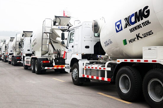 50 XCMG Schwing Concrete Mixers Exported to Middle East