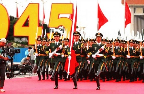 XCMG Factor in the Dress Rehearsal of the Sept 3<sup>rd</sup> Military Parade