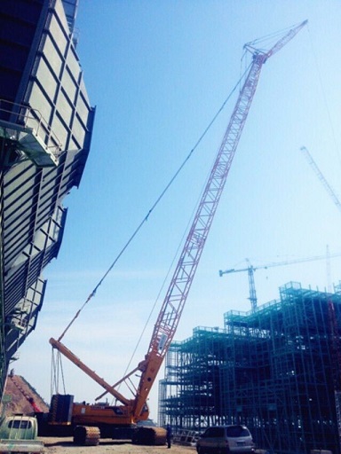 XCMG Crawler Crane Makes “Core” Contributions to Korea Power Plant 