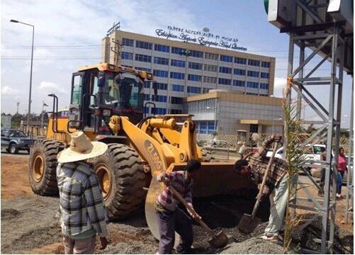 “XCMG Gold” Adorns Ethiopia’s Capital Airport Avenue