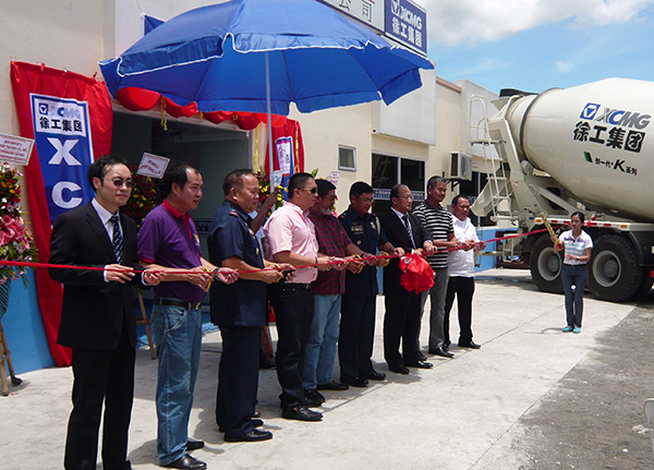 XCMG Philippines Opened First 4S Store of Concrete Equipment