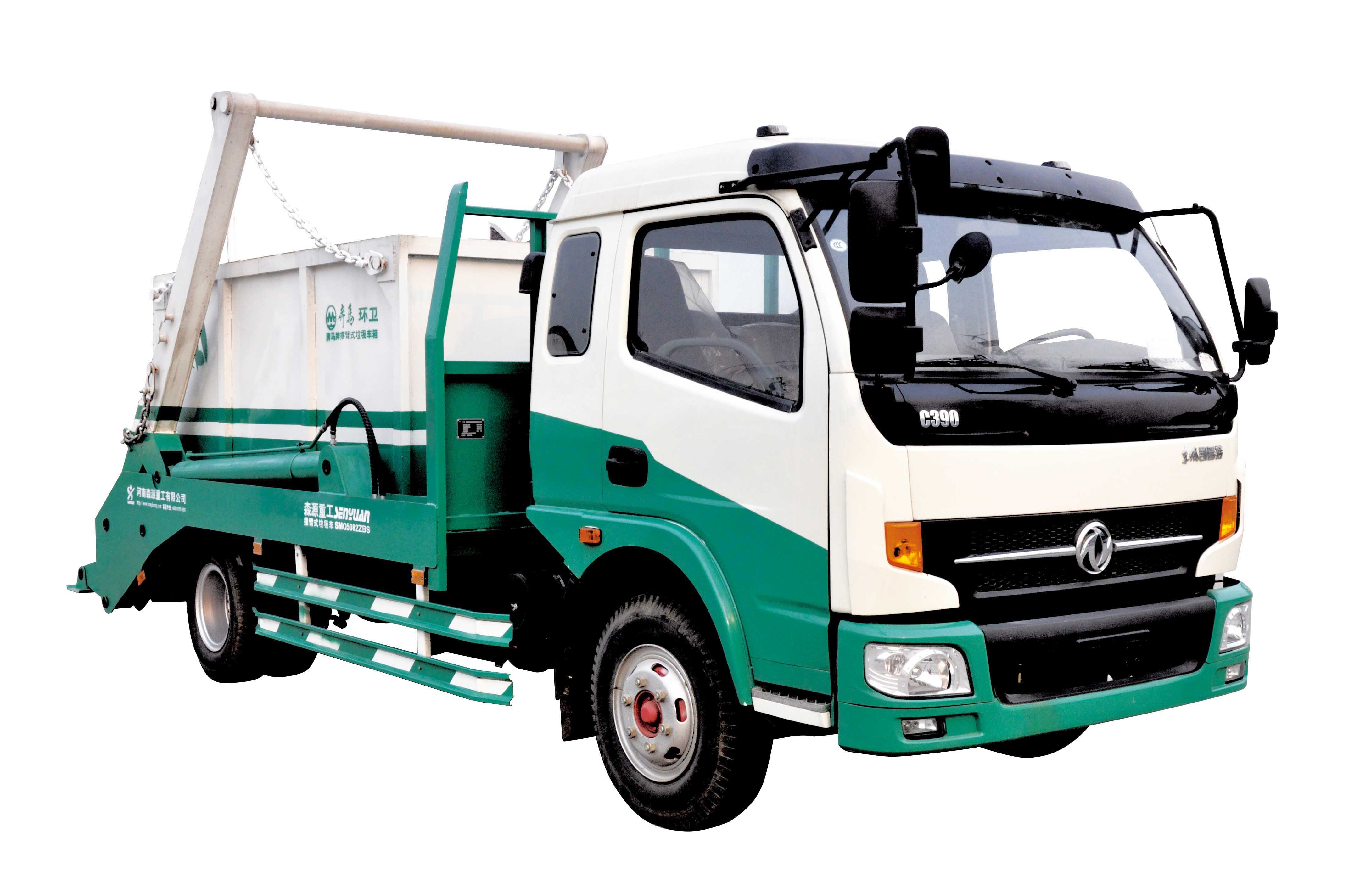 SENYUAN Swept-body Garbage Truck with Dongfeng Chassis Мусоровоз