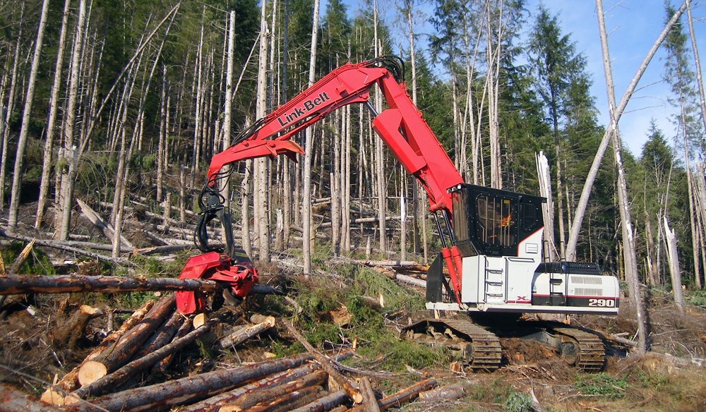 LBX Link-Belt 290 X2 Forestry Équipement forestier ( voie)