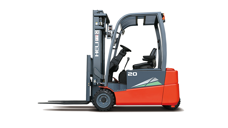 HELI  3000-4000lbs（1.5-2t）G2 series Three Wheel AC Electric Forklift Truck  Electric Counterbalanced Forklift