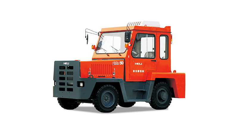HELI 3-8t IC tow tractor for use on highway and railway Трактор