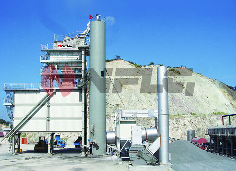 South Highway Machinery Side-type Asphalt Mixing Plant Installation de mélange d 'asphalte