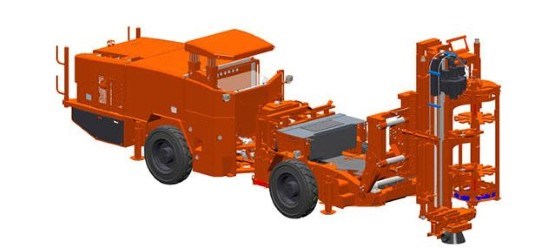 Sandvik Du311 Articulated In The Hole Production Drill Rig Sandvik Underground Drill Rigs The