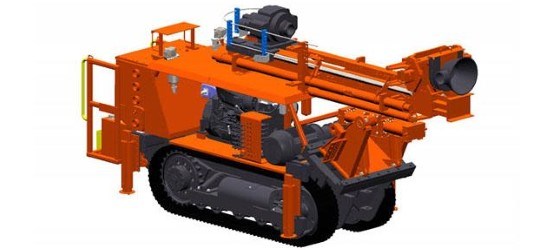 SANDVIK DU211-T Tracked in-the-hole production drill rig