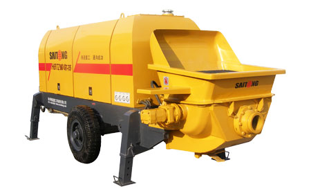 SAITONG HBTZ60-07-75 Concrete trailer pump