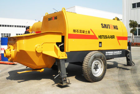 SAITONG HBTS50-08-86R Concrete trailer pump