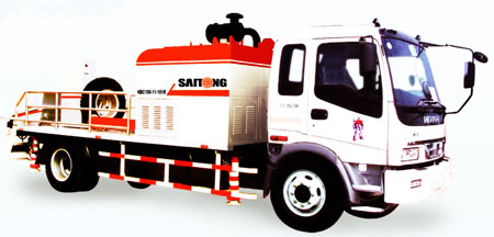 SAITONG HBC80-11-110 Bomba de hormigón montada en camión