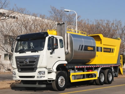 Gaoyuan Chip Spreader Truck Asphalt Distributor, Chip Seal Distribuidor de asfalto