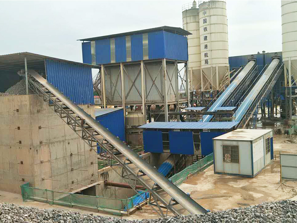 Shantui Janeoo Hydraulic Concrete Batching Plant Бетоносмесительная установка