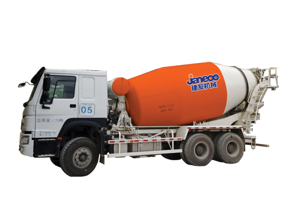Shantui Janeoo Three Axles Concrete Truck Mixer Автобетоносмеситель