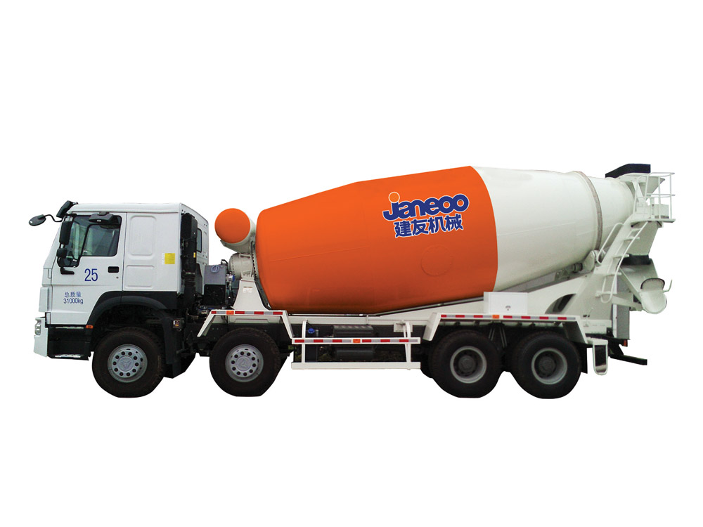 Shantui Janeoo Four Axles Concrete Truck Mixer Автобетоносмеситель