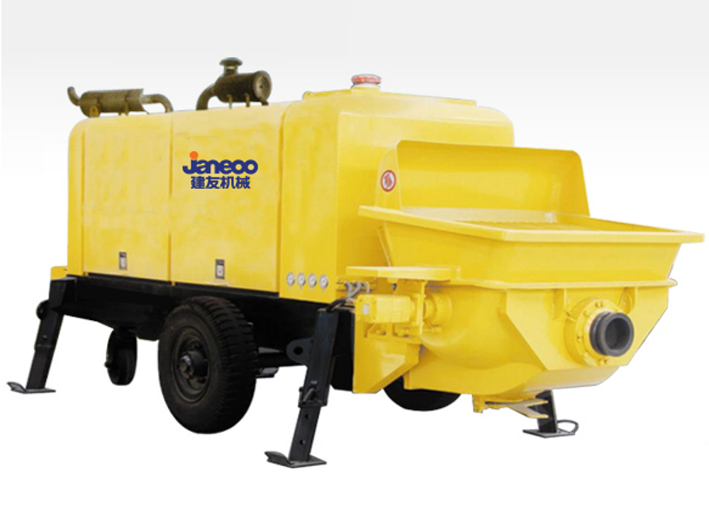 Shantui Janeoo Concrete Trailer Pump (Diesel Engine) Bomba de hormigón montada en remolque