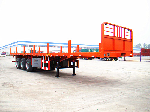 TONGYA AUTO Flat Bed Semi Trailer with Stakes Semi-remorque