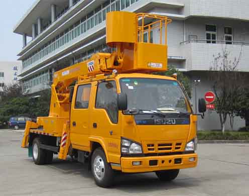 HZAICHI HYL5077JGKB 
     13.8m Aerial work truck 