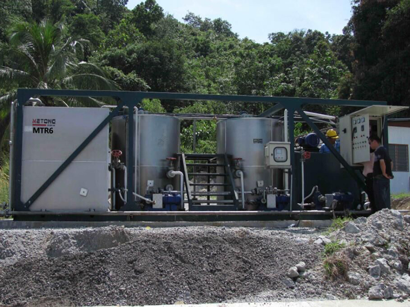 METONG Emulsion Bitumen Plant Installation de mélange d 'asphalte