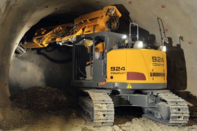 Liebherr R 924 Compact Tunnel Litronic Crawler excavators