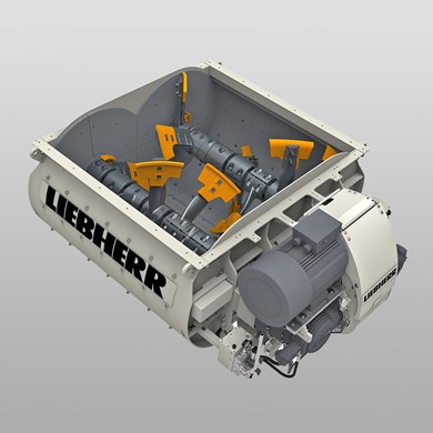 Liebherr DW 2.5 Twin-shaft mixers