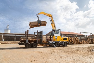 Liebherr LH 35 M Timber Litronic Mobile material handling machines